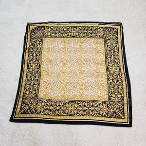 Vintage Unbranded Multicolor Square Scarf Wrap 34"×34".